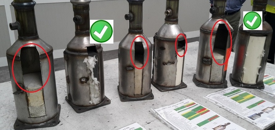 Sklad v&yacute;fuků a DPF